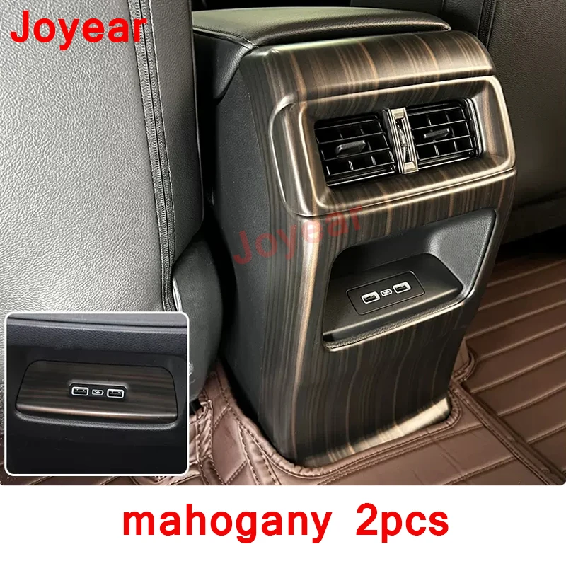 

Car Rear Armrest Box Anti Kick Panel Cover Protector Trim Air Outlet Frame For Honda CRV CR-V 2023 Car Interior Accessories