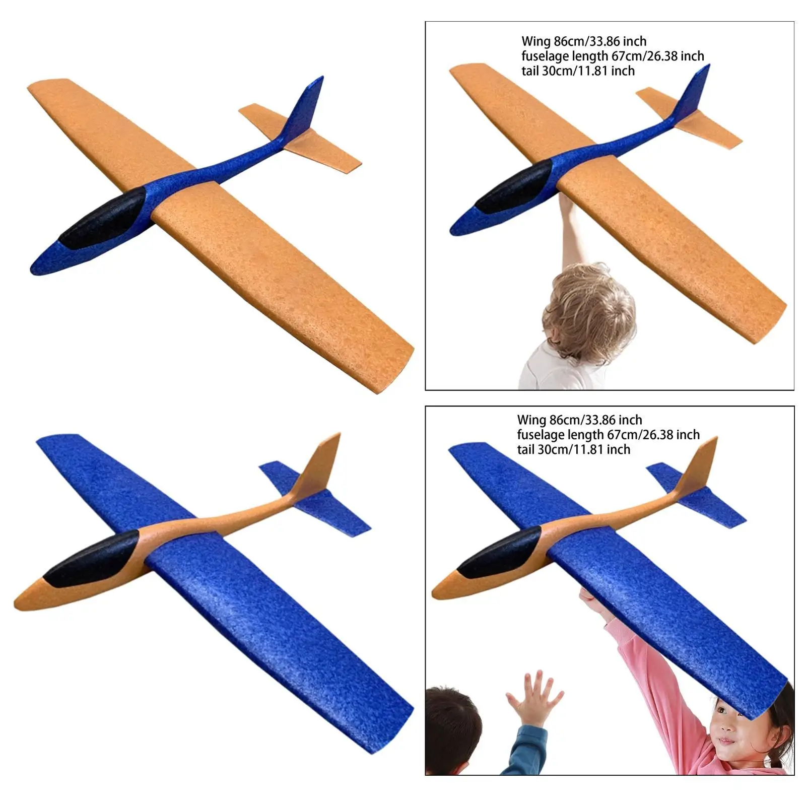 Airplane Toy Party Favor Hand Launch Plane for Traveling Boys Children