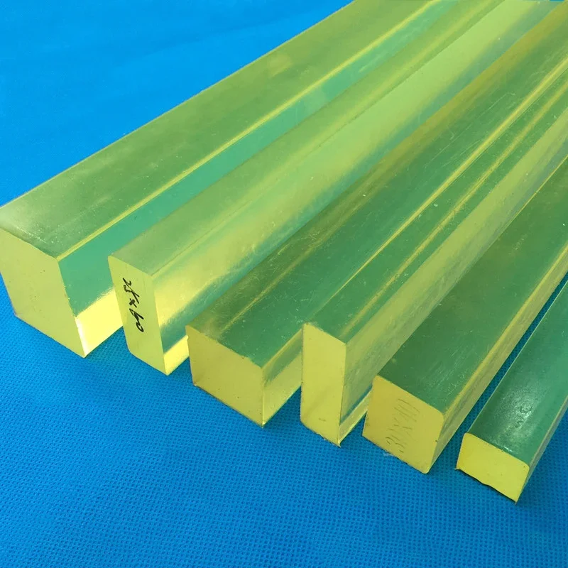 1pcs=50cm Polyurethane square sticks Excellent sticks PU square bar Elastic rubber sticks Wear-resistant bar board PU rods