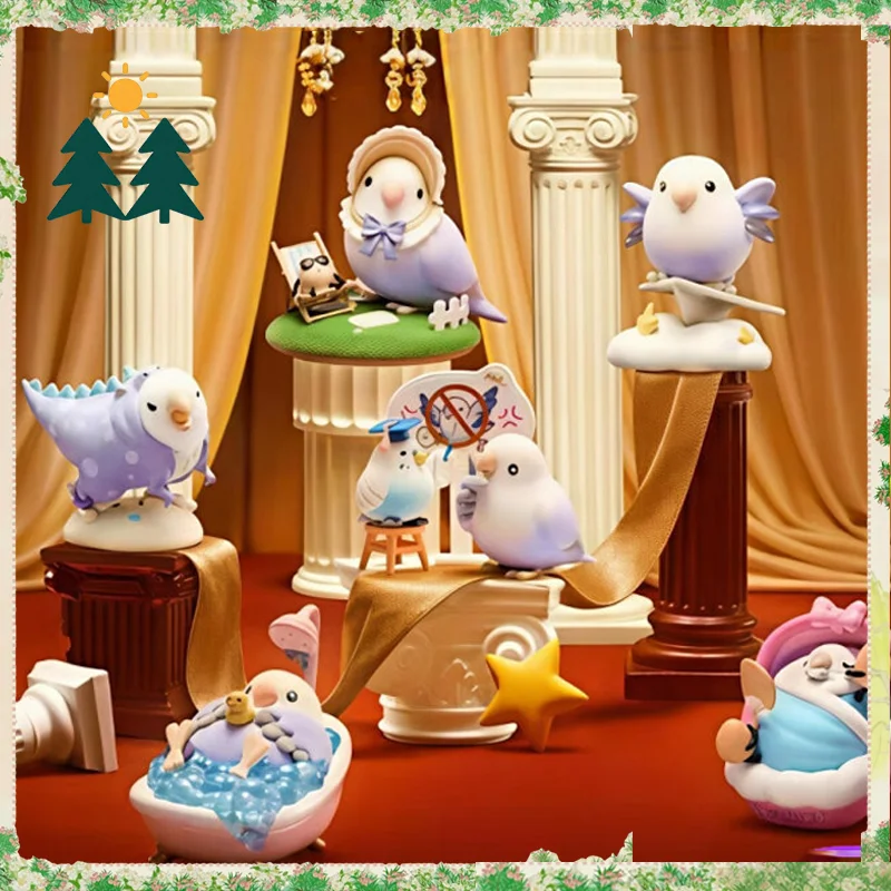 Original PLZDOT Social Birdie Bird Song Flower Scent Series 4th Gen Abstract Blind Box Figure Desktop Ornament Collectible Gift