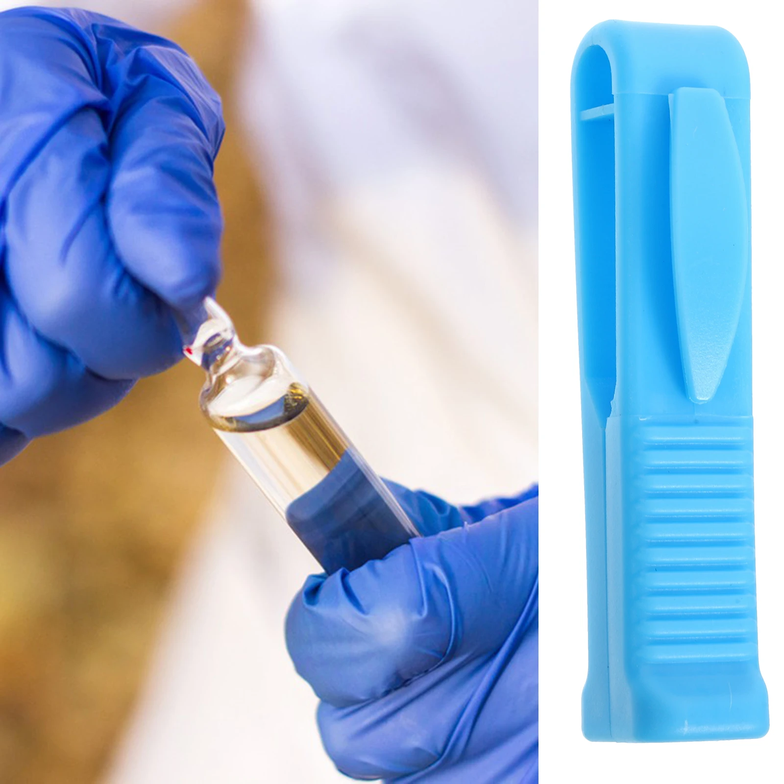 

6 Pcs Ampoule Bottle Opener Handheld Breaker Nurse Vial Mini Plastic Groove Design