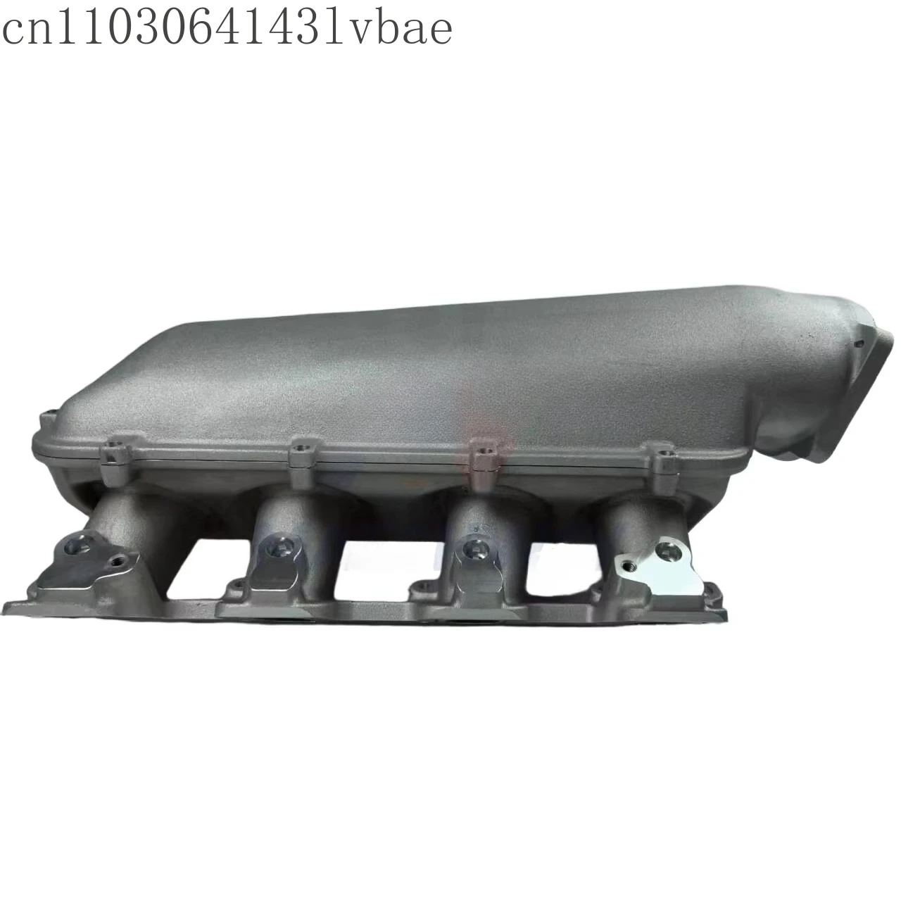 Satin Aluminum LS Lo-Ram EFI Intake Manifold With Fuel Rail Kit Compatible with GM LS1 LS2 LS6 Engine