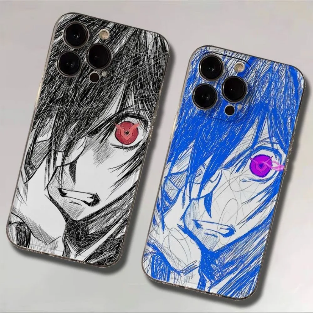 HOT Anime Codes G-Geass Phone Case For Samsung A57 A07 A36 A26 A56 A16 A06 A55 A35 A25 A34 A24 A14 A13 A53 Clear Back Cover