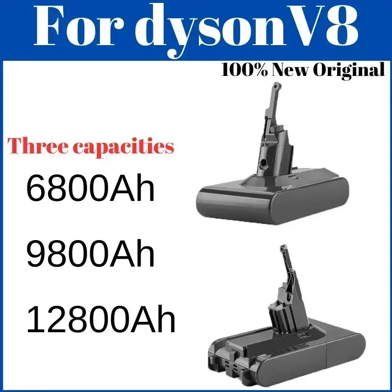 

21.6V For Dyson V8 Battery Absolute V8 Animal Li-ion SV10 Vacuum Cleaner series Rechargeable batteries