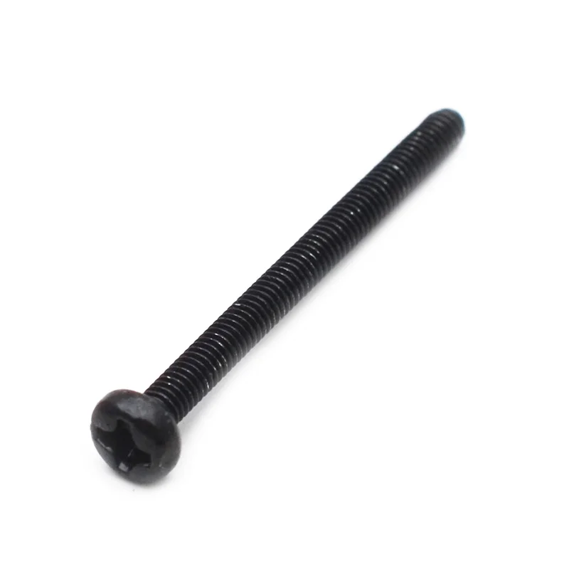 100Pcs Guitar Fixed Bridge Screw M3x35MM Saddle Adjusting Screws for Electric Guitar Bridge Black/Gold/Chrome