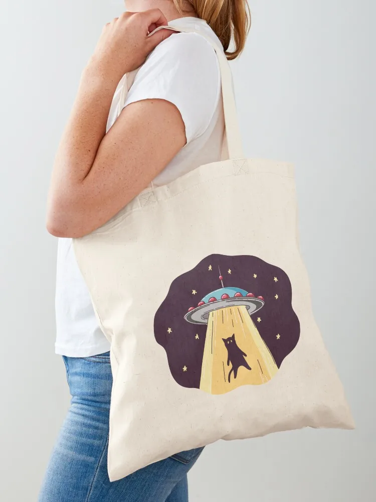 

UFO Cat Tote Bag bag luxury women Shopper bag Gift