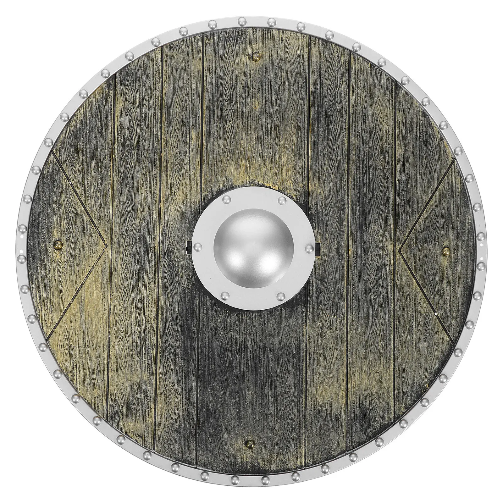 

1pc Shield Realistic Roman Style Plastic Round Shield For Adults Cosplay Halloween Party Stage Prop Dress Up Accessory
