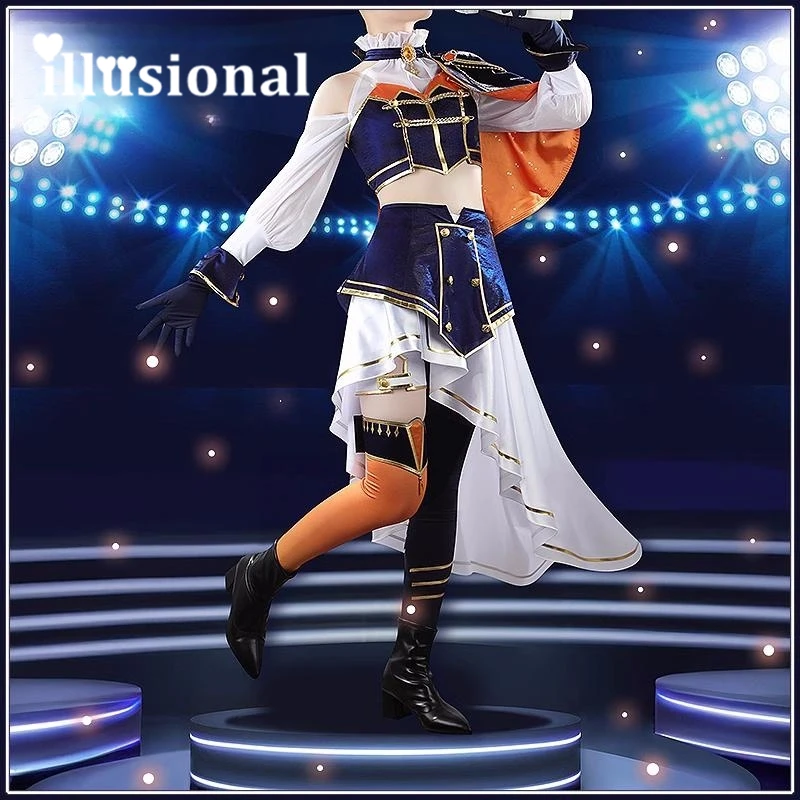 illusional Luxiem FANTASIA Cosplay Higuchi Kaede Cosplay Costume FANTASIA 4th anniversary Higuchi Kaede Dress