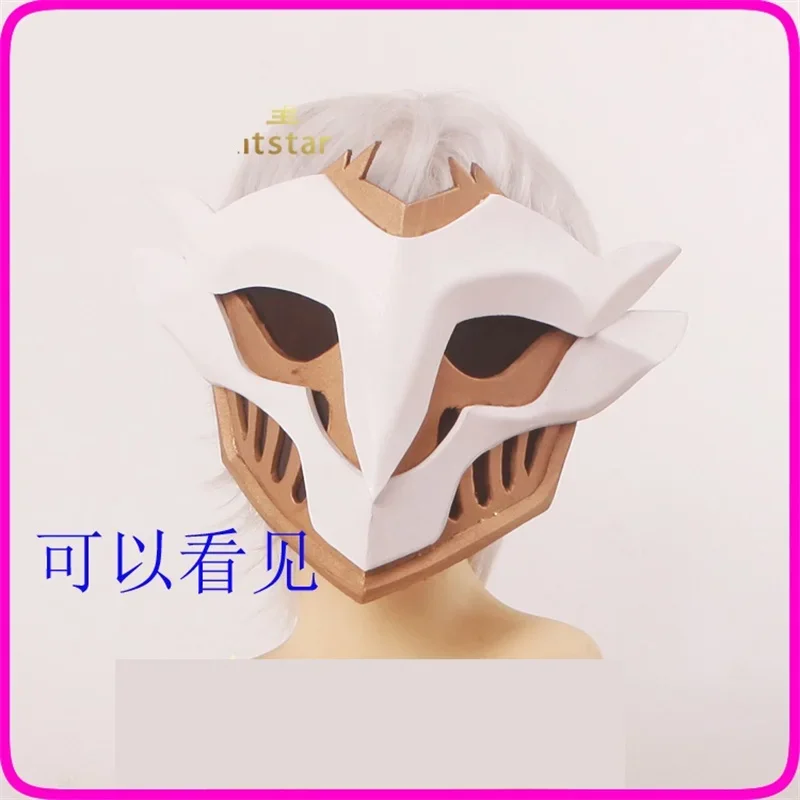 LOL Animation Arcane Wildfire Gang Cosplay Ekko Jinx Mask The Boy Who Shattered Time Halloween Party Masquerade EVA Toys Props