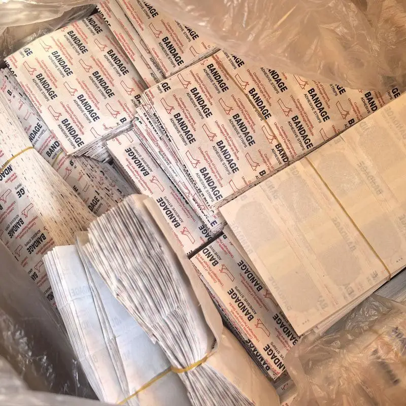 50/100 Stück Atmungsaktive Pflaster Wasserdichte Bandagen Erste-Hilfe-Wundverband Wundpflaster Notfall-Sets Pflaster – Detail 7