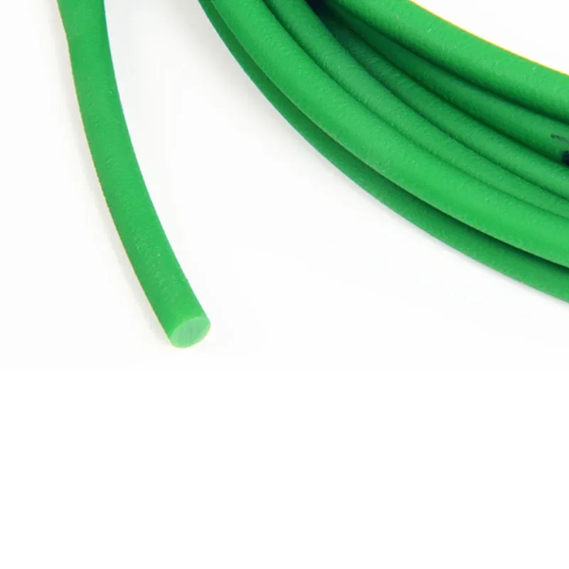 Round Green Polyurethane Conveyor Belt Meltable Cord Drive Belts 1.5/2/2.5/3/3.5/4/4.5/5/6/7/8/9/10/12mm