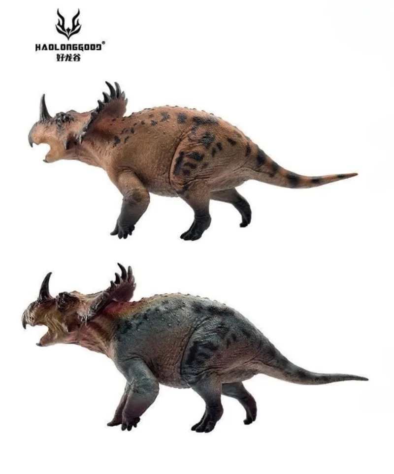 Haolonggu Modelo de Dinosaurio Sinoceratops del Mundo Jurásico a Escala 1:35, Fabricado en PVC por Moldeo por Inyección, Juguete Coleccionable para Exhibición o Regalo