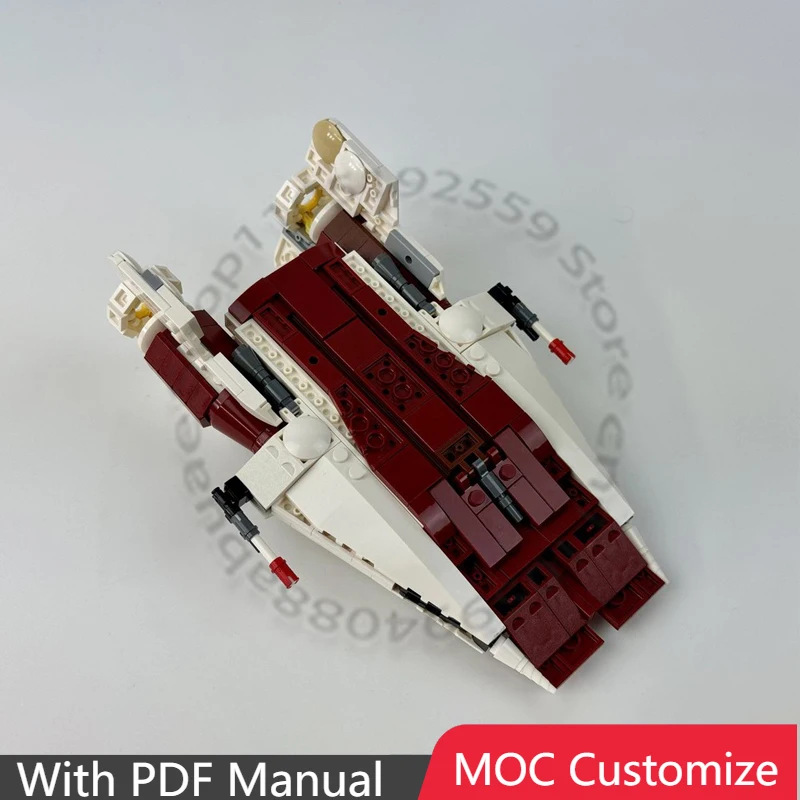 

Набор для сборки MOC Star Battle A-Wing Interceptor, 502 детали, модульный конструктор, развивающая игрушка для детей, креативный DIY-набор, подарок для мальчика на праздник