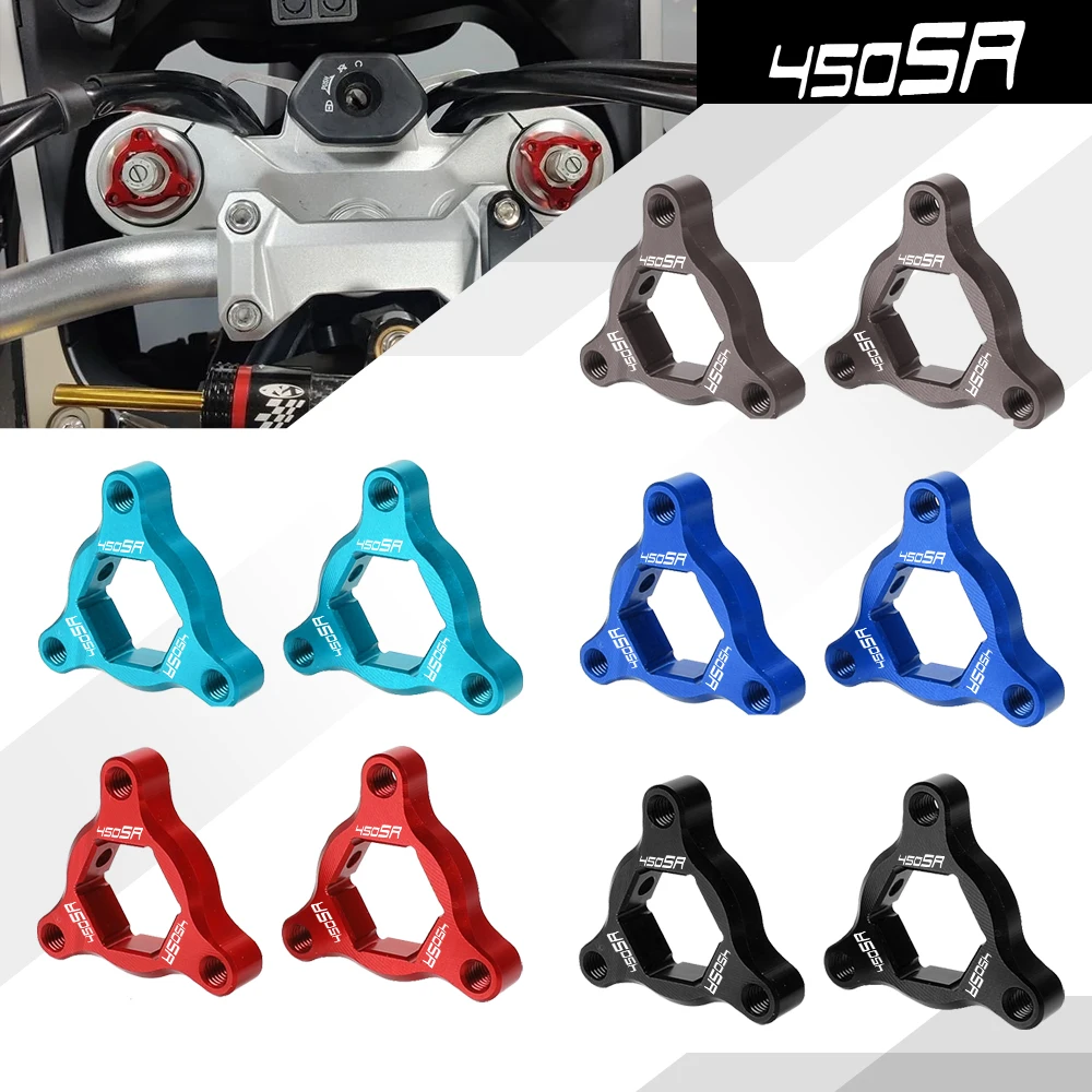 

450SR 2025 Motorcycle Front Suspension Fork Preload Adjusters Cap Guard Cover For CFMOTO 450SR 450 SR/SS 450SS 2022 2023 2024