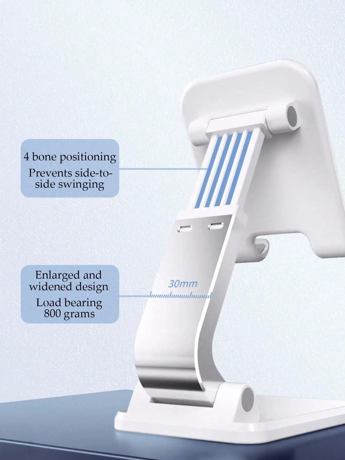 Universal Retractable Lazy Bracket Foldable Phone Tablet Holder for Bedroom Office Travel