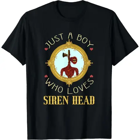 American Cryptid Siren Head T-Shirt Mysterious Alien Creature Tshirt Mysticism Lover Unisex Shirt Men Women Crewneck Tee Tops