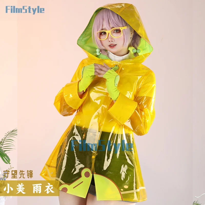 

Overwatch2 OW Mei Cosplay Costume Meiling Zhou Raincoat Uniform Halloween Carnival Party Christmas Play Role Clothes Clothing