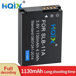 HQIX for Samsung WB600 EX1 TL240 WB610 WB650 WB660 WB1000 WB2000 WB5000 WB5500 HZ25W Camera SLB-11A Charger Battery