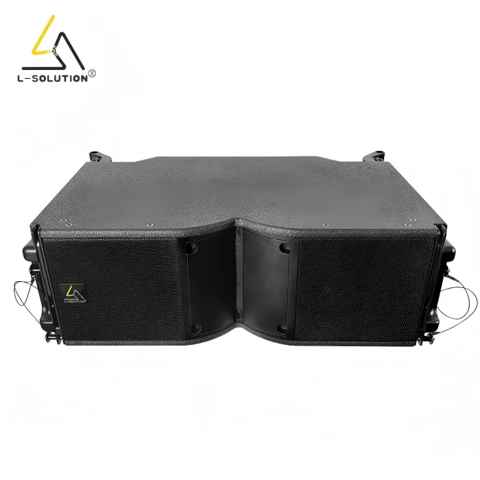L-SOLUTION K208-A 8 Inch Active Line Array Speaker 500W/2000W Output Wood Enclosure Professional 62Hz-19KHz Frequency Response