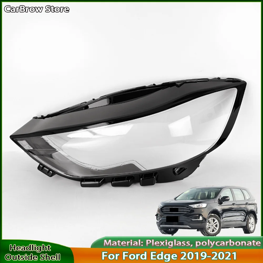 

Корпус фары, линза из плексигласа, автозапчасти для Ford Edge 2019 2020 2021, крышка фары, абажур, абажур