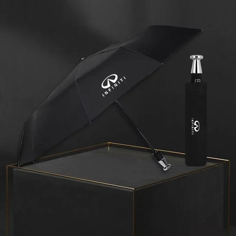 For Infiniti Q30 Q50 Q60 Q70 Q80 QX30 QX50 QX55 QX60 QX70 QX80 JX35 FX35 EX25 Car Automatic Folding Windproof Sunshade Umbrella