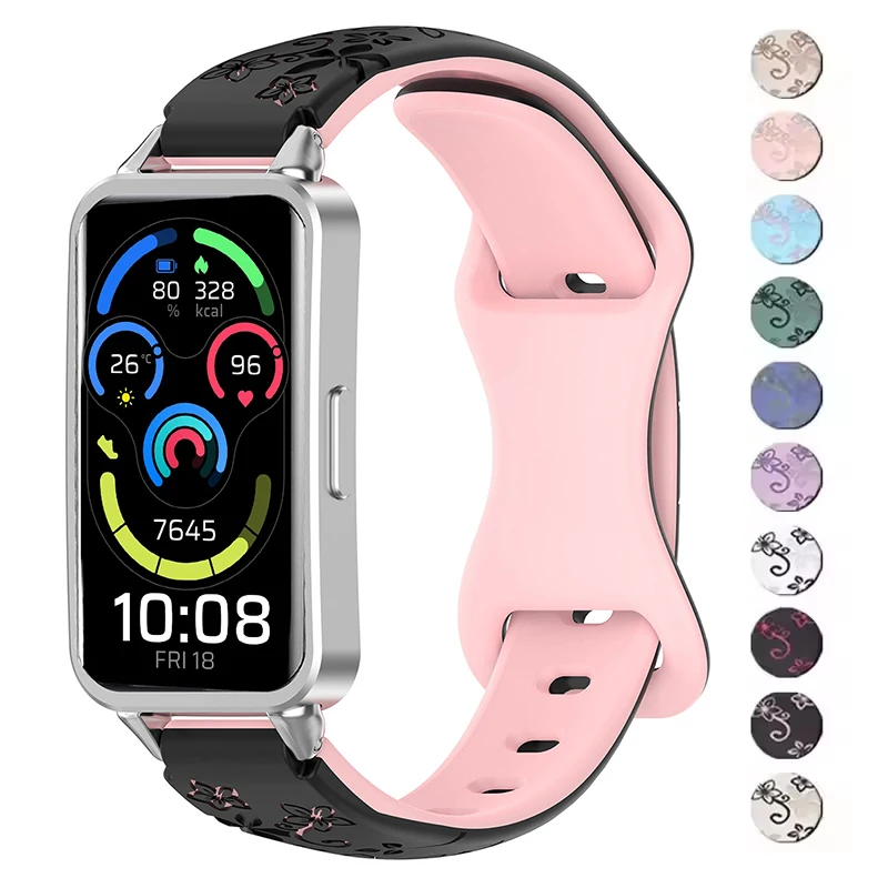 Silikonarmband für Huawei Band 11, Gürtel, Smartwatch-Armband, Ersatzarmband, Zubehör für Huawei Band 11 Pro