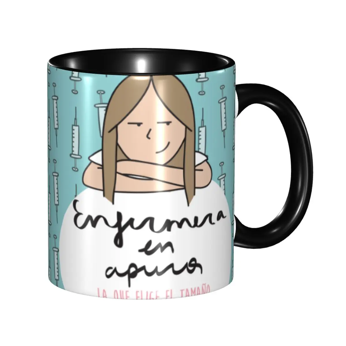 

Custom Enfermera En Apuros Doctor Nurse Medical Health Coffee Mugs DIY Ceramic Milk Tea Cups