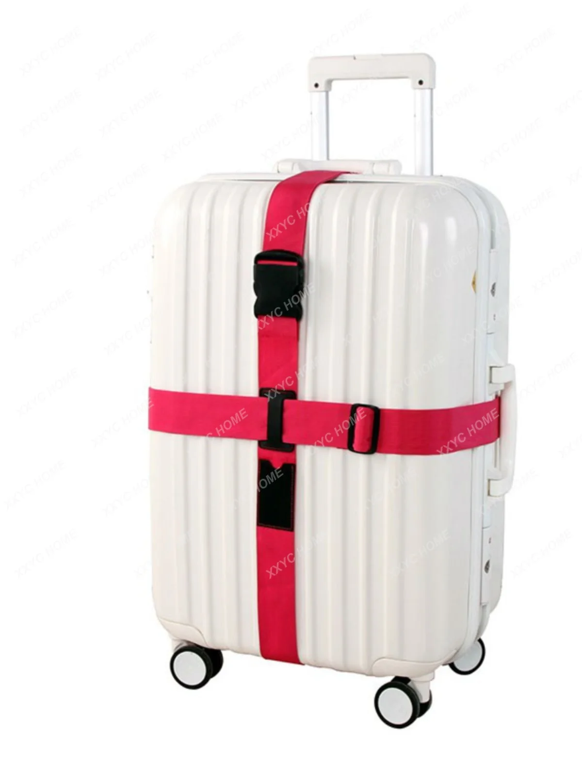 

Checked suitcase Cross packing strap Travel trolley case Protection Reinforced strapping strap Strap