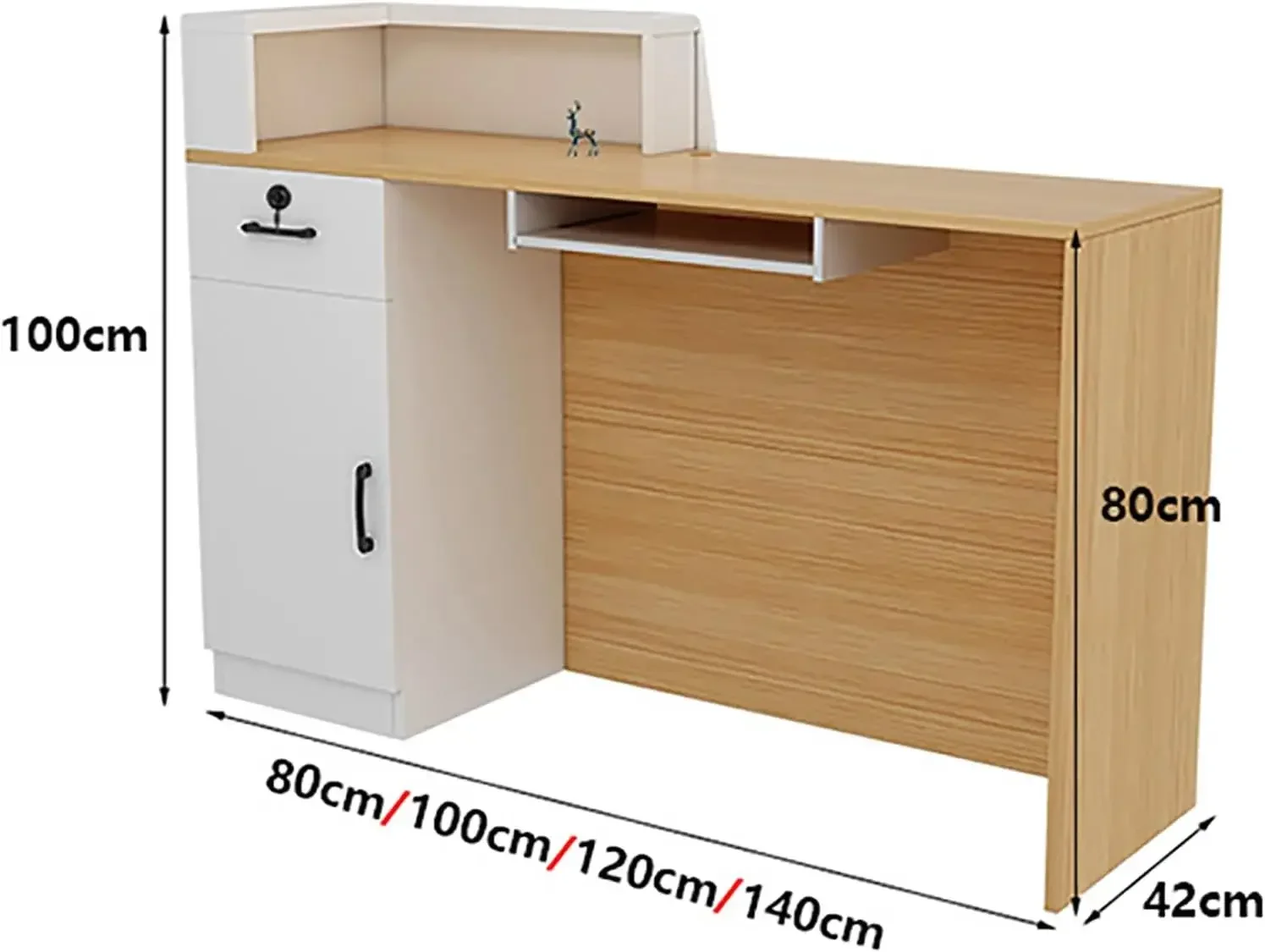 Shelves Organizers Reception Counter Desk Modern Retail Counter With Drawers Front Desk Reception Room Table For Checkout Salon