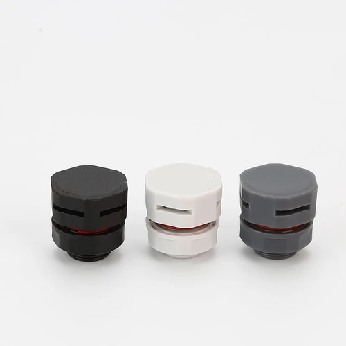 Imagen 2 del producto 10/20/50 Uds tornillo de tapón de ventilación impermeable escape automático M5 M6 M8 M12 M16 M20 IP68 válvula transpirable de nailon equilibrio de presión