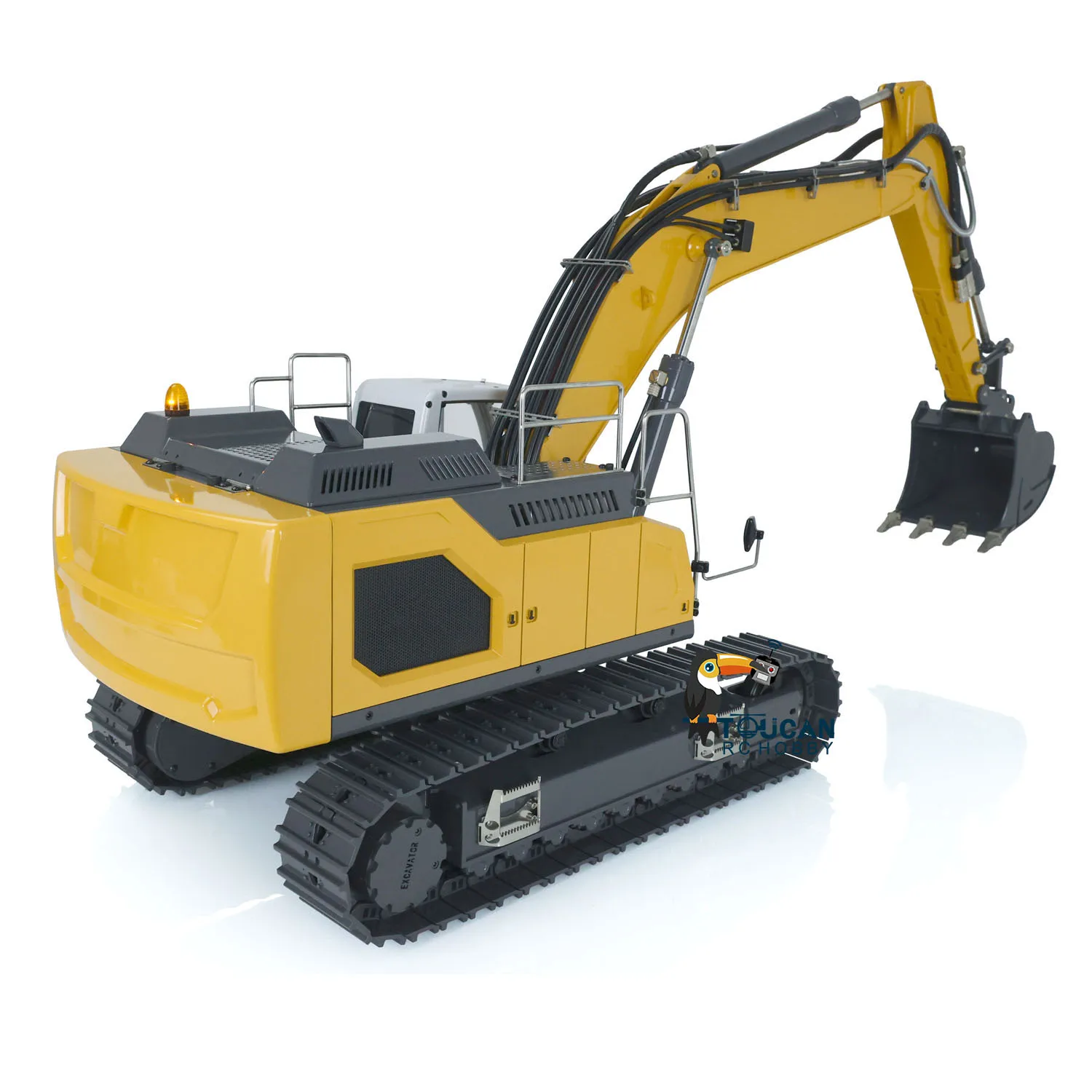 1/14 โลหะไฮดรอลิก RC Excavator 945 รีโมทคอนโทรลทาสีรถบรรทุก 5CHValve Digger รุ่นรถ Toucan RC Hobby ของเล่นเด็ก TH21415