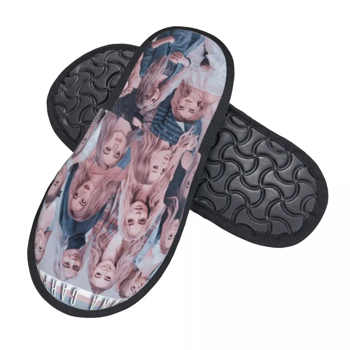 Custom Popular Singer S-Sabrina Carpenter House Slippers Women Comfy Memory Foam Slip On Hotel Slipper Shoes