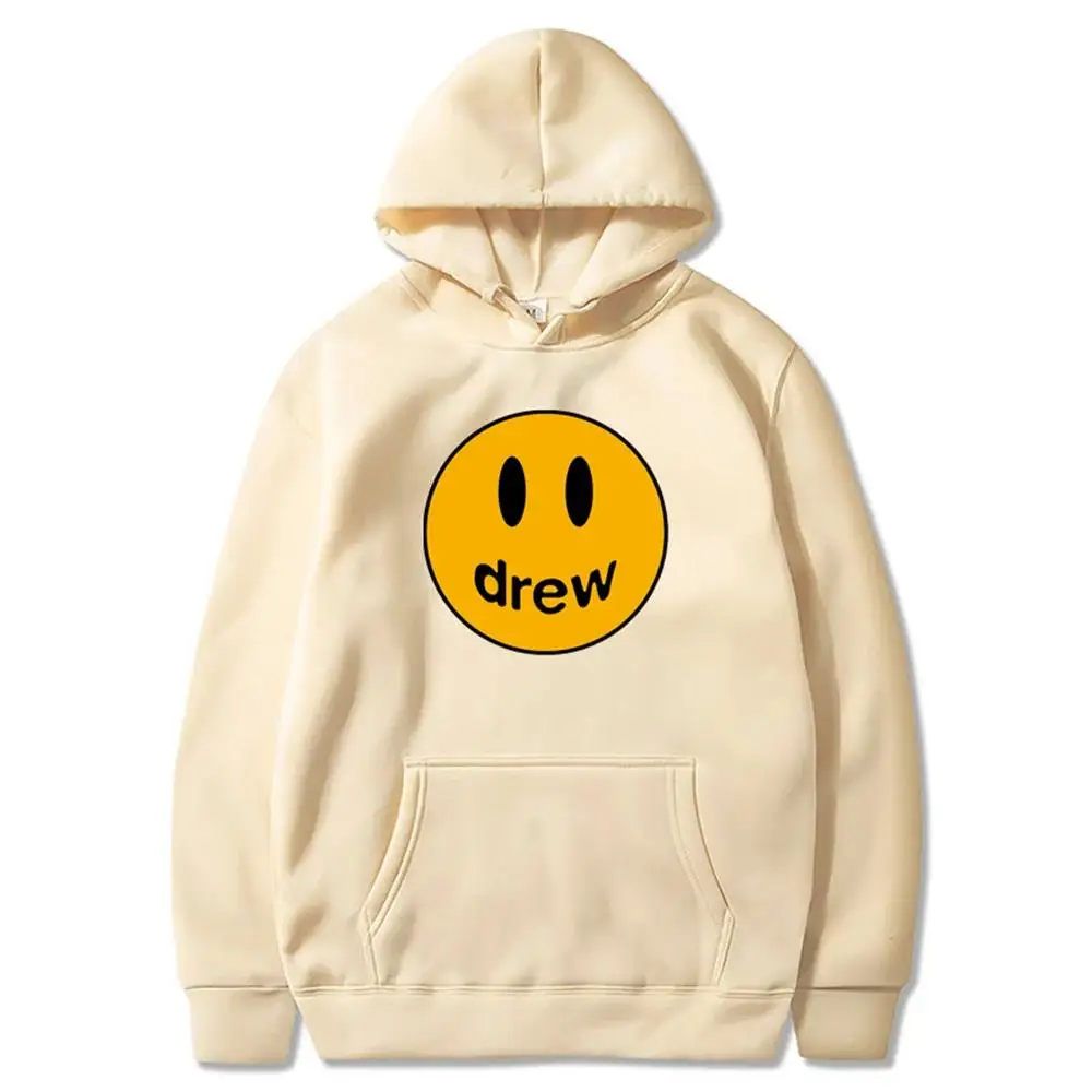 Fashion Hoody Brand Trend Funny Graphics Smile Printed Men's Hoodies Sweatshirts Hip Hop Streetwear Plus Fleece Pullover