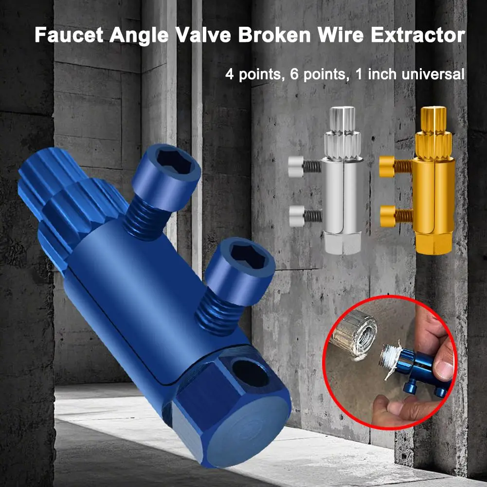 Conjunto extrator de parafuso danificado para remoção de parafusos e reparo de tubos quebrados, kit de ferramentas fáceis para parafusos despojados, removedor de quebra de fio