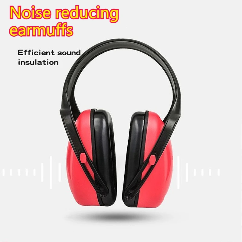 Noise Earmuffs Sleeping Earphones Noise Cancelling Earmuffs for Students Headphones Home Noise Protection Ear Muffs Adjustable