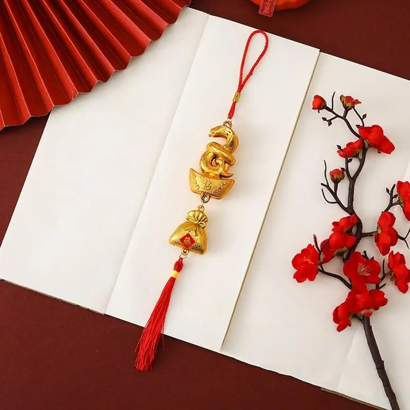 Chinese Lunar New Year Decoration Chinese New Year Snake Decorations 2025 Snake Pendant Hanging For New Years Spring Festival