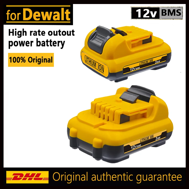 لبطارية ليثيوم أيون أداة ماكس 12 فولت من ديوالت 🔋 ،12v2.0ah 12v5.0ah لـ DCB1205/DCB122/DCB121/DCB120,DCD701F2/DCD710/DCD701D1