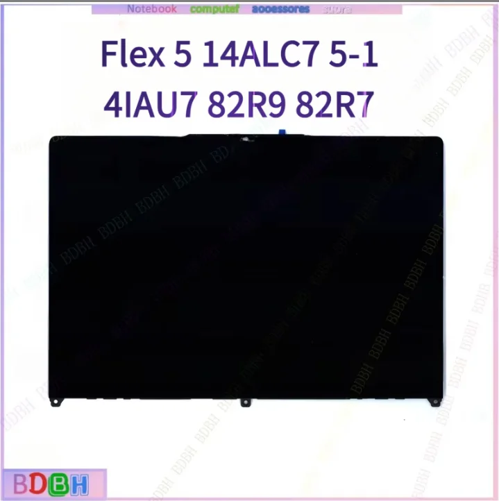ZQ  For Lenovo IdeaPad Flex 5 14ALC7 5-14IAU7 82R9 82R7 82TA LCD Touch Screen Display Replacement Assembly 5-14 Display