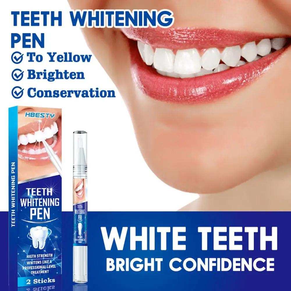 Teeth Whitening Pen Whitener Bleach Essence Gel Remove Plaque Stains Oral Hygiene Clean Tooth Cleaning Serum Kit Beauty Health