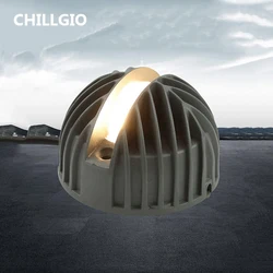 CHILLGIO Exterior Waterproof Wall Lamps Indoor Modern KTV Hotel Corridor Line Led Aluminum Project Building Sill Window Lights