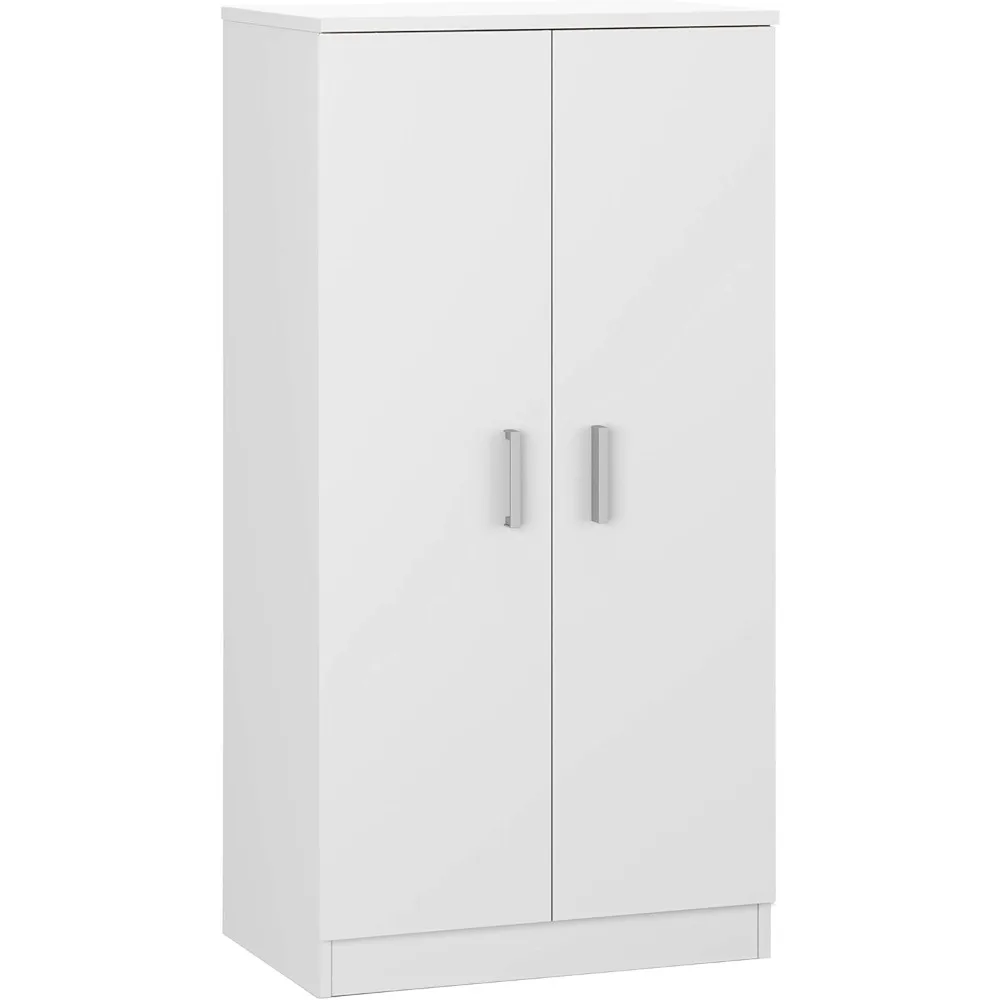 007813o - zapatero armario basic, mueble auxiliar acabado en color blanco, medidas: 108 x 55 x 36 cm de fondo