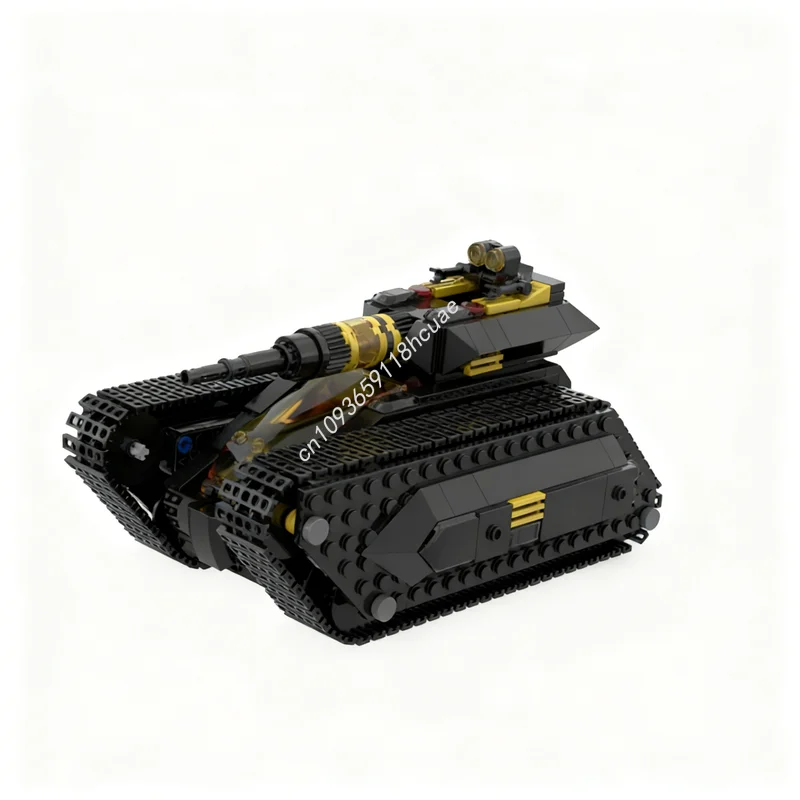 

592 детали MOC Набор для сборки архитектурной модели космического танка Blacktron I, развивающая игрушка, идея для подарка на Рождество и День рождения