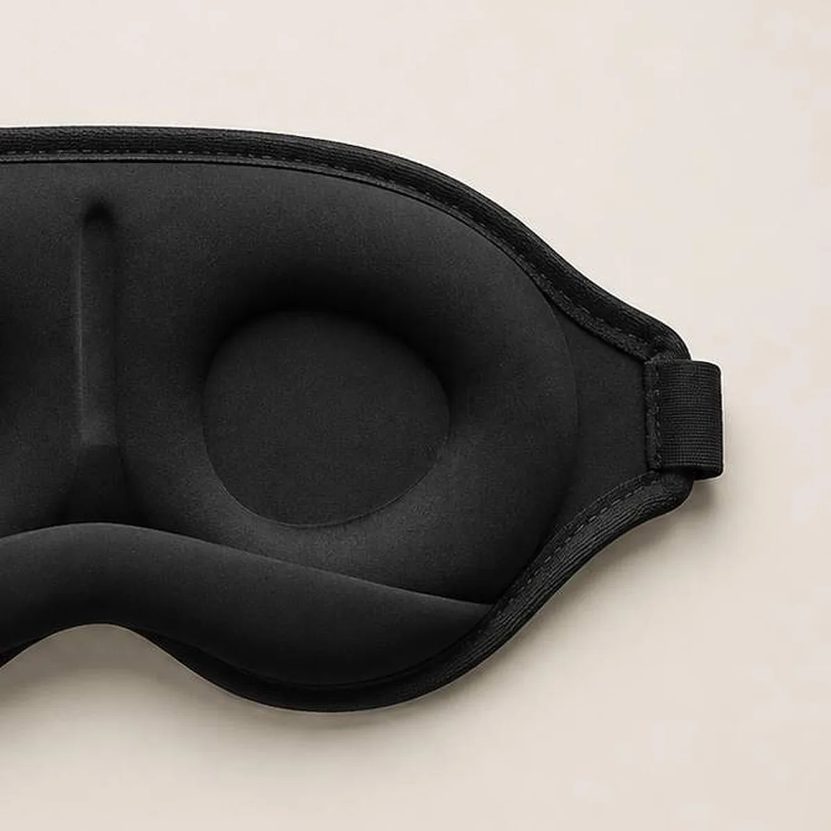 Contoured Sleep Eye Mask Polyester Light Blocking Blackout Blindfold Pressure Free Nose Wing Airplane Travel Sleeping Night Rest view 6