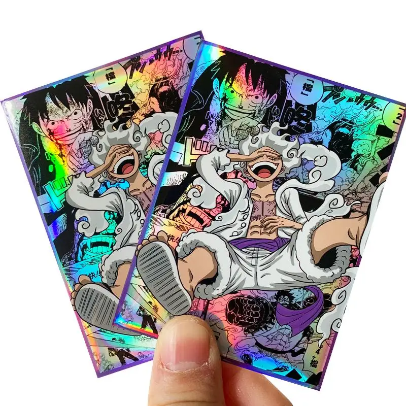 One Piece Card Holder Nika Monkey D Luffy Roronoa Zoro Perona Opcg Diy Card Protector Sleeve Anime Peripheral Collection Gifts