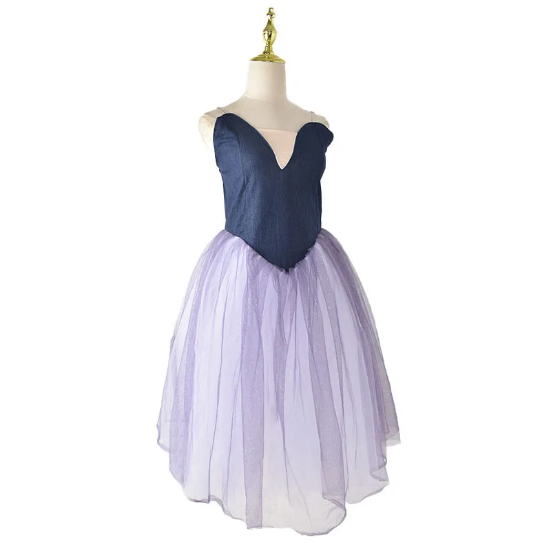 レッドジゼルプロフェッショナルロングバレエドレスチュチュ女の子子供と大人女性スペインダンスバレリーナ衣装