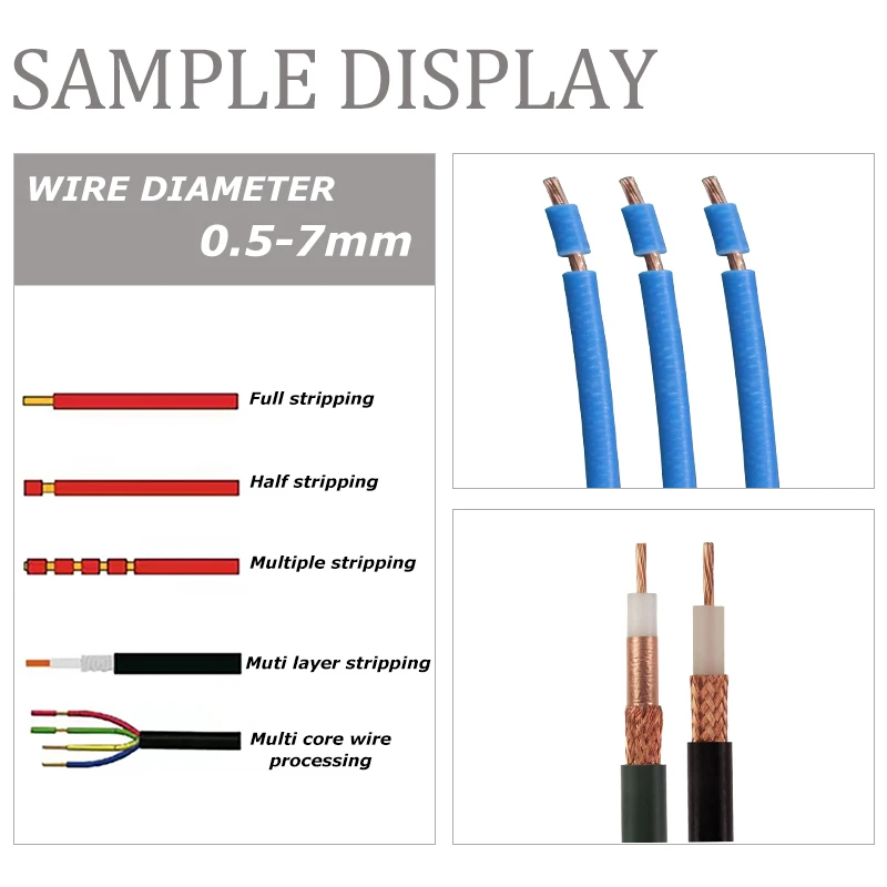 EW-1115 Stripping Wire Machine Sheath Cable Inner Cores Wire Stripping Machine