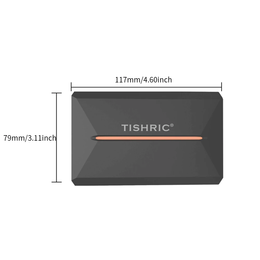 Caja de disco duro TISHRIC, carcasa HDD de 2,5 pulgadas SATA a USB3.0, velocidad de hasta 5Gbps, disco duro serie SATA de 2,5 pulgadas para ordenador portátil y PC