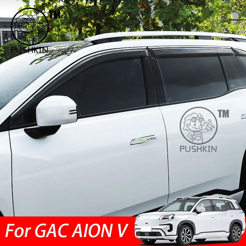

Car Side Window Deflector Window Visor Vent For GAC AION V 2025 2026 Wind Shields Sun Rain Guards Awnings Shelters