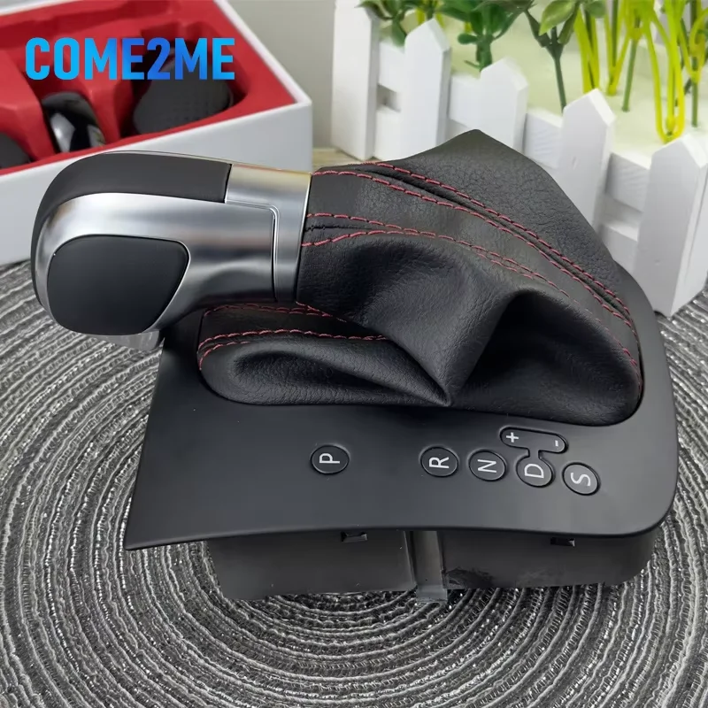 

Настраиваемая кожаная автомобильная ручка переключения передач, рычаг переключения передач DSG для VW Golf 6 Jetta MK6 EOS MK5, автоматическая головка переключения передач