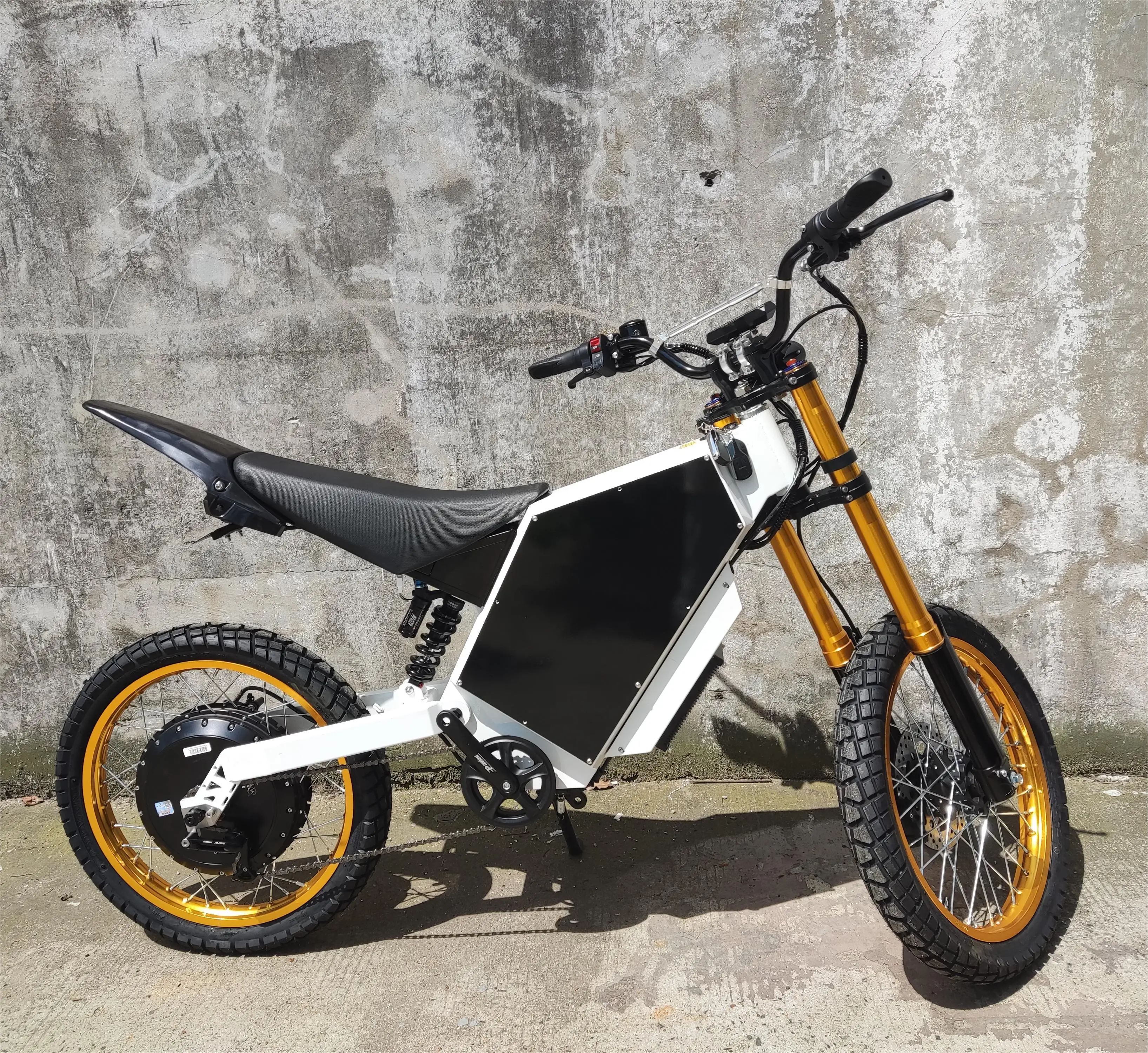 New Mountain Electric Bike Dirt Ebike 72v Off Road Bicycle With 21 Fat Tire